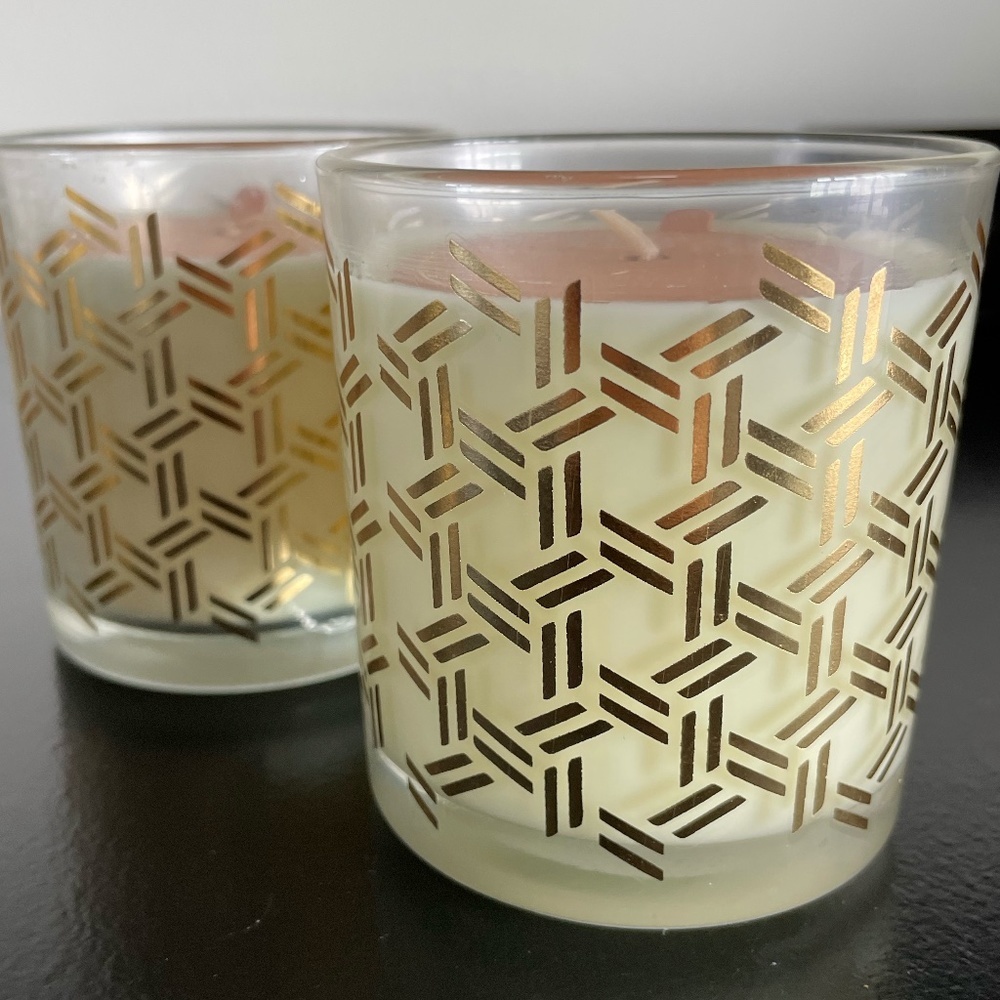 SET OF 2 ILLUME CITRUS AMBER 5.3 OZ CANDLE NEW